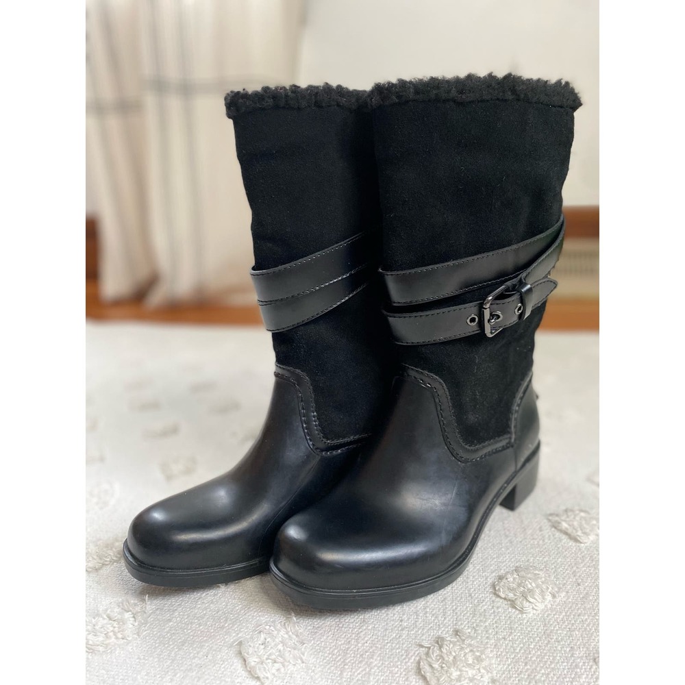 Coach Zena Cold Weather Black Buckle Women’s Size 7